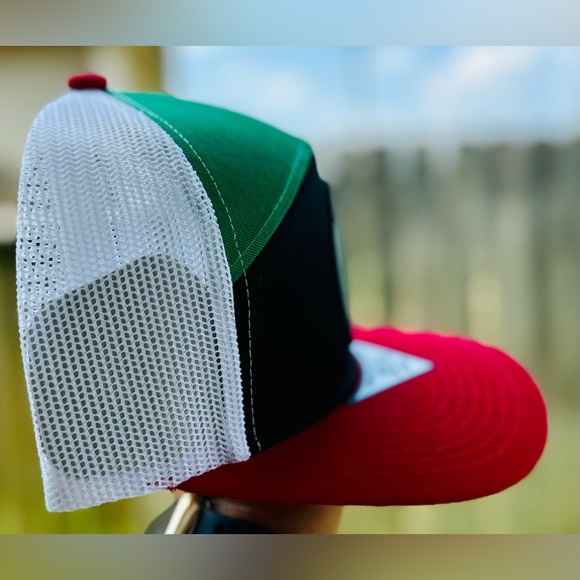 Hecho en Mexico PATCH 7-PANEL TRUCKER SNAPBACK CAP - Picture 3 of 6